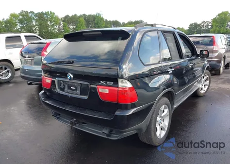 2005 BMW X5 3.0I z USA, uszkodzony, nr VIN 5UXFA13595LY18755